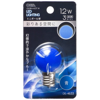 LED G30E17 1．2W オーム電機