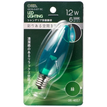 LED C32E17 1．2W オーム電機