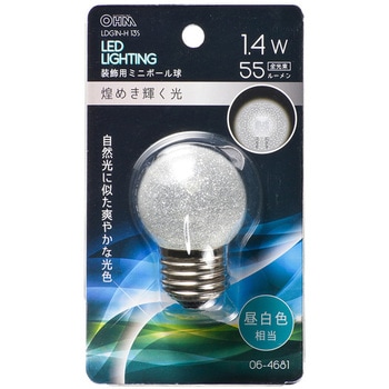 LED G40E26 1．4W オーム電機