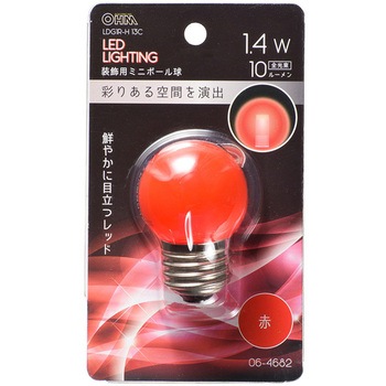 LED G40E26 1．4W オーム電機