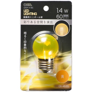 LED G40E26 1．4W オーム電機