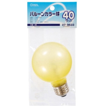 バルーンボール球 G70E26 40W オーム電機