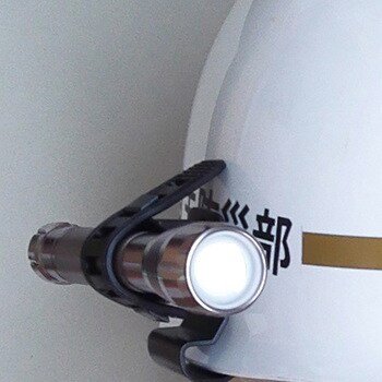 ヘルメット用ライト取付パーツ オーム電機