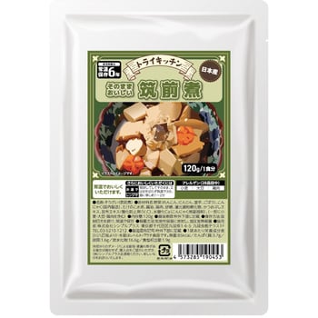 TR-TRK001 トライキッチン そのままおいしい 筑前煮 1食分 120g 常温保存6年 非常食 保存食 常備食 防災食 新含気製法  レトルトパウチ食品 トライキッチン 1個 TR-TRK001 - 【通販モノタロウ】