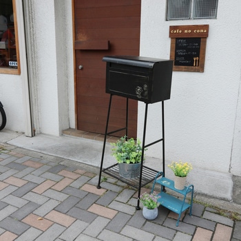 ガーデンポスト (オブジェ) ローズ 横型 不二貿易