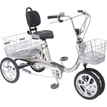 パンクしない四輪自転車 エアロクークルMⅡ 空気入れ不要 ノンパンク仕様 ユニバーサルサイクル 東部