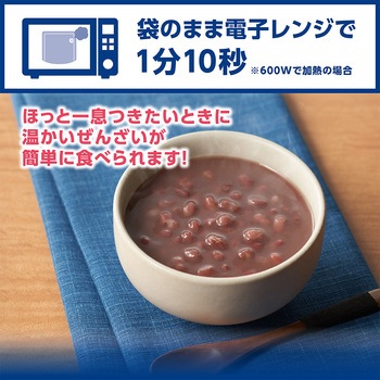 レンジで簡単糖質50%オフぜんざい 150g 井村屋