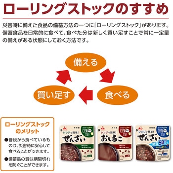 レンジで簡単糖質50%オフぜんざい 150g 井村屋
