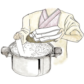 花山うどん 鬼ひも川3人前肉汁つゆ付420g 花山うどん