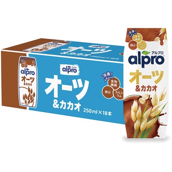ダノンジャパン アルプロ 食物繊維&鉄分 オーツ&カカオ 贅沢チョコレートの味わい 250mL ダノンジャパン