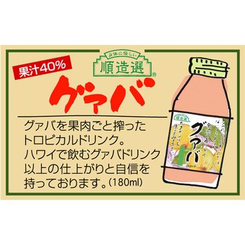 マルカイコーポレーション 順造選 グァバ 180mL マルカイコーポレーシヨン