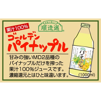 マルカイコーポレーション 順造選 パイナップル 1000mL マルカイコーポレーシヨン