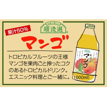 マルカイコーポレーション 順造選 マンゴ 1000mL マルカイコーポレーシヨン