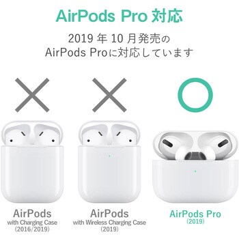 Airpods Pro用シリコンケース エレコム ヘッドホン収納用品 通販モノタロウ Ava Ap2sc2bk