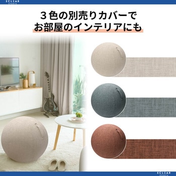 バランスボール アンチバースト 筋トレ 体幹トレーニング ダイエット 専用ポンプ付き 耐荷重500kg エレコム