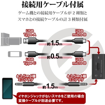 デジタルミキサー ボイスチャットミキサー Usb接続 ゲーム用 スマホ 同時再生 クリップ付 Ps5 Ps4 エレコム オーディオミキサー 通販モノタロウ Hsad Gm30mbk