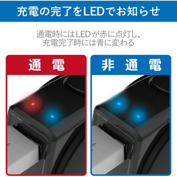 4.8A 巻取りDC充電器 Lightning エレコム