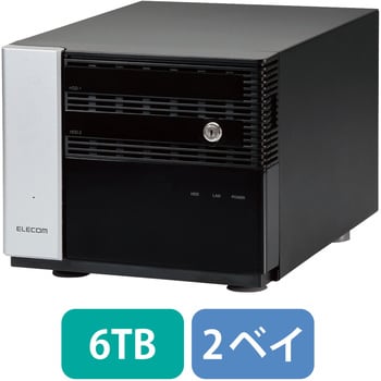 NSB-7MS6T2DS9 NAS 2ベイ Windows Server IoT 2019 for Storage搭載 Standard  Edition 1個 エレコム 【通販モノタロウ】