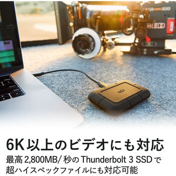STHZ4000800 SSD 外付け ポータブル LaCie Thunderbolt3 耐衝撃 USB3.1