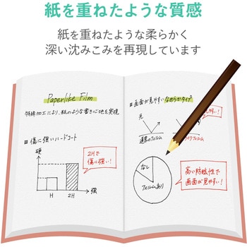 TB-A19RFLAPNS iPad 10.2インチ 第9/8/7世代 (2021/2020/2019年) フィルム ペーパーライクフィルム 紙 のような描き心地 文字用 なめらかタイプ 反射防止 指紋防止 気泡防止 1個 エレコム 【通販モノタロウ】