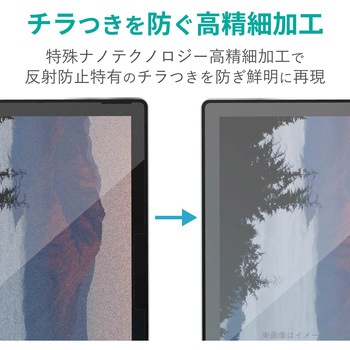 Surface Pro 7/6/5/4 フィルム 高精細 指紋防止 反射防止 エレコム
