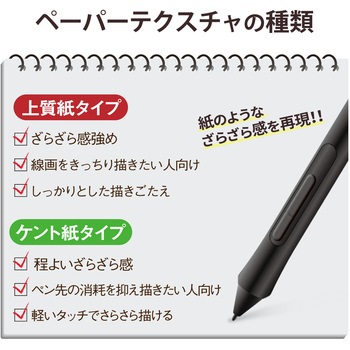 ワコム Wacom One 保護フィルム ペーパーライク 指紋反射防止 ケント紙タイプ エレコム