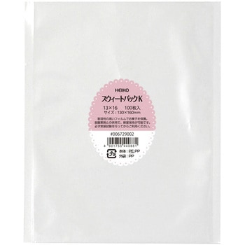 K 13X16 XEB[gpbN J}X^Cv HEIKO q[gV[dl 160mmL120mm 1pbN(100) 23379432