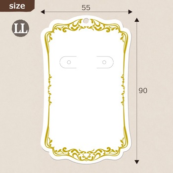ピアス・イヤリング専用台紙 ORIGINAL WORKS(ササガワ)