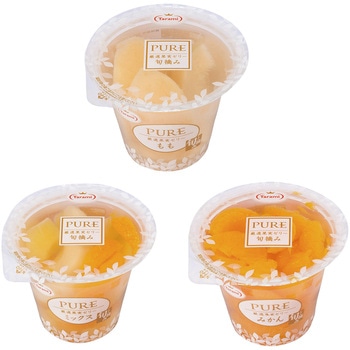 たらみ PURE 270g 人気3種X6個 計18個セット(みかん・ミックス・もも) たらみ