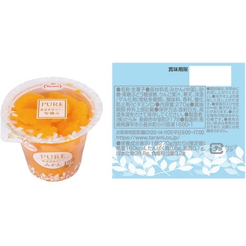 たらみ PURE 270g 人気3種X6個 計18個セット(みかん・ミックス・もも) たらみ