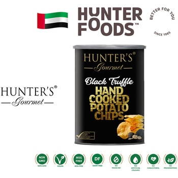 HUNTER'S(ハンター) ポテトチップス アソートセット 【ヒマラヤソルト味・黒トリュフ風味】12個 エヌアイエスフーズサービス