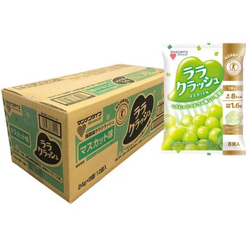 マンナンライフ 蒟蒻畑ララクラッシュマスカット味 24g×8個 マンナンライフ