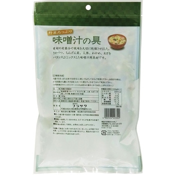 フジサワ お徳用 野菜たっぷり味噌汁の具 160g 藤沢商事