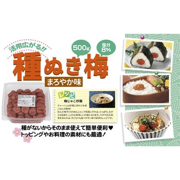 中田食品 種抜き梅 まろやか味 大容量 業務用 500g 中田食品