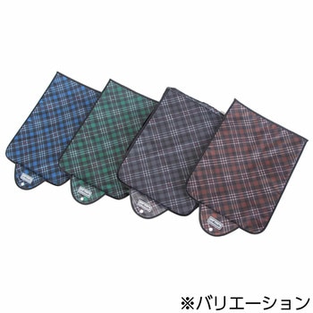 D-2RCH2850 厚手2段式 チェック後ろバスケットカバー MARUTO(大久保製作所)
