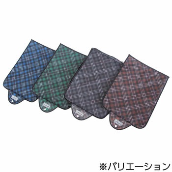 D-2RCH2850 厚手2段式 チェック後ろバスケットカバー MARUTO(大久保製作所)