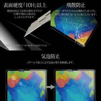 iPad Pro 2020 (12.9インチ) ガラスフィルム「GLASS PREMIUM FILM」 スタンダードサイズ LEPLUS
