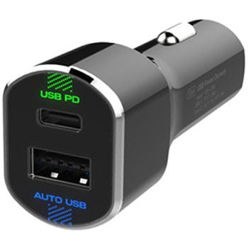 福袋安いいね半額ストア DC-026 車載用DC充電器 2ポート DC-PD-9V2A/リバーシブルUSB 携帯電話・スマートフォンアクセサリ