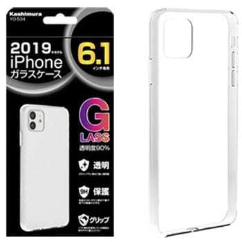 Iphone 19年モデル 6 1インチ用ジャケット クリアガラス カシムラ Iphoneケース 通販モノタロウ Yo 534