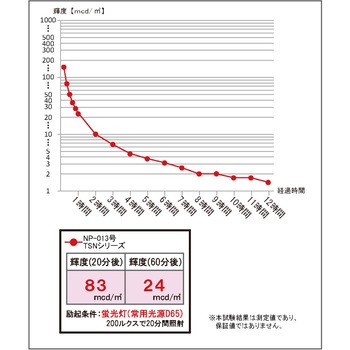 中輝度蓄光式誘導標識 消防認定品 エルティーアイ