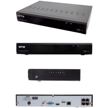 WTW-NV404EP2-2TB 4ch 800万画素(4K) ネットワークビデオレコーダー 1 ...