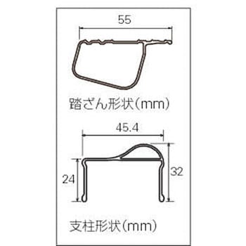 RZB-18b 専用脚立 脚軽BLACK RZB 1セット(2台) 長谷川工業 【通販