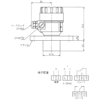 液体用超音波式レベル計 東和制電工業(TOWA) 液面計/レベル計その他