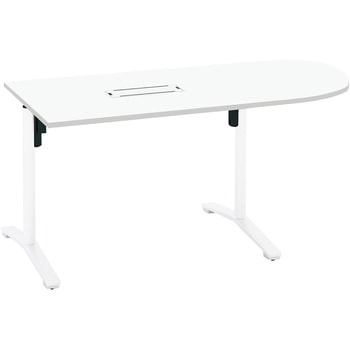 MT-VU157BSAAMAW-C �~�[�e�B���O�p�e�[�u�� �r�G�i U���`�V��(�z���E�g���T�[�r�X�t��) �R�N�� �z���C�g �z���{�b�N�X�t�� ����720mm�Ԍ�1500mm���s750mm  MT-VU157BSAAMAW-C 53670034