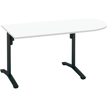 MT-VU157E6AMAW-C �~�[�e�B���O�p�e�[�u�� �r�G�i U���`�V��(�z���E�g���T�[�r�X�t��) �R�N�� �z���C�g �u���b�N ����720mm�Ԍ�1500mm���s750mm  MT-VU157E6AMAW-C 53670077