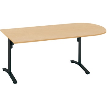 MT-VU189E6AMT1-C �~�[�e�B���O�p�e�[�u�� �r�G�i U���`�V��(�z���E�g���T�[�r�X�t��) �R�N�� �z���C�g�i�`������ �u���b�N ����720mm�Ԍ�1800mm���s900mm  MT-VU189E6AMT1-C 53670533