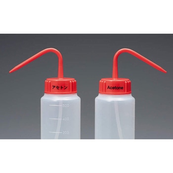 カラーキャップ付識別洗浄瓶 500mL 三商