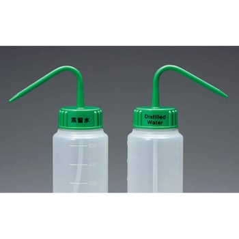 カラーキャップ付識別洗浄瓶 500mL 三商