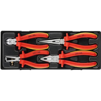 4PCS 絶縁プライヤーセット JTC