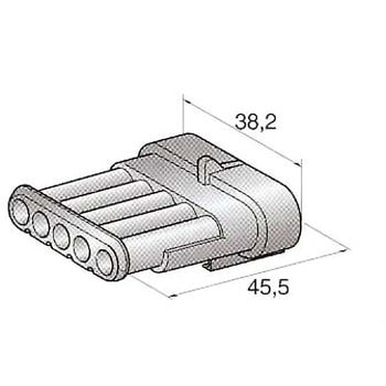 ハウジング5極M(オス端子用) - JTC